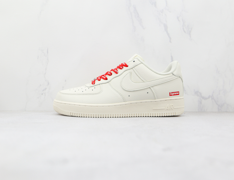 Supreme x Nike Air Force 1 Low Box Logo White