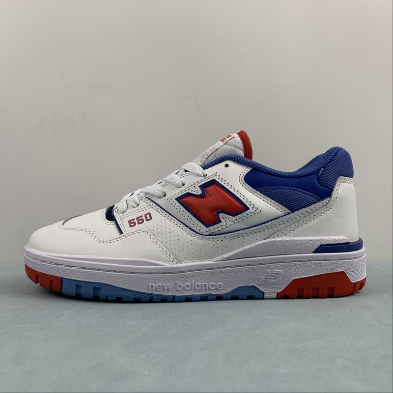 New Balance 550 White Blue Red