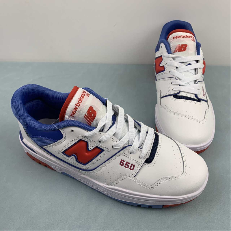 New Balance 550 White Blue Red