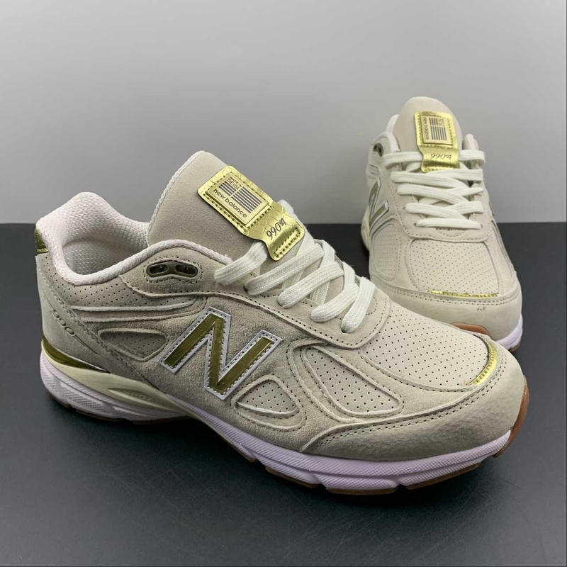 New Balance 990v4 Off White Gold